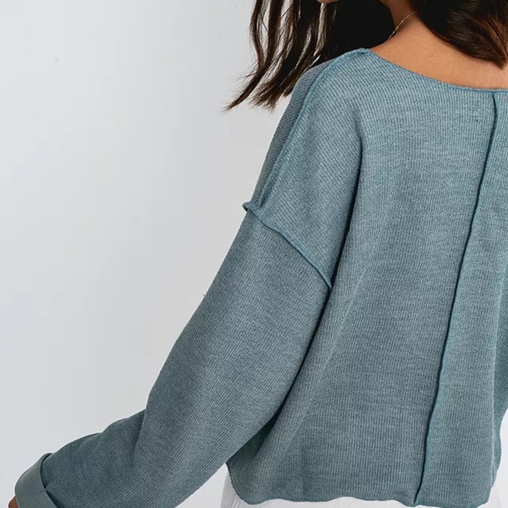 Urban Outfitters Waffle Knit Top – Size Small (S/P) - Picture 3 of 8